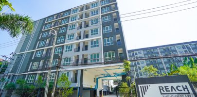 รีวิว REACH สุขุมวิท 107 คอนโดใหม่ แบริ่ง ซ.9 ใกล้ BTS แบริ่ง 1 ห้องนอน ครัวปิดติดระเบียง ราคาเดียว 1.2 ล้าน*