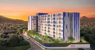 ฮับ หัวหิน HUB HUA HIN คอนโดใหม่ใจกลางหัวหิน เพียง 5 นาที* ถึง Blúport Huahin ส่วนกลางจัดเต็ม พร้อมห้อง Layout ใหม่ เริ่ม 1.19 ล้าน*